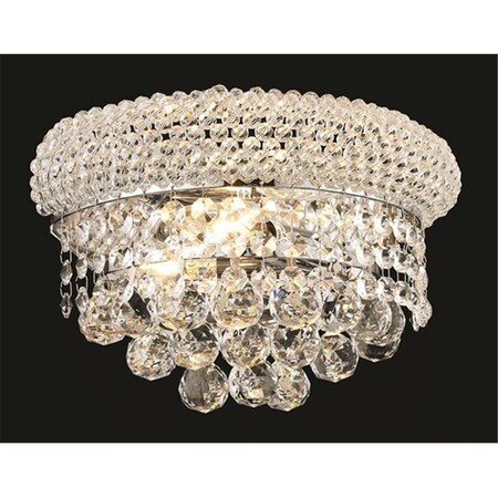 Lighting Business 1800W12C-RC 12 x 6 in. Primo Collection Wall Sconce - Royal Cut- Chrome LI2946204